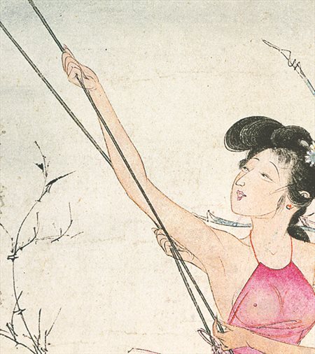 千阳县-胡也佛的仕女画和最知名的金瓶梅秘戏图